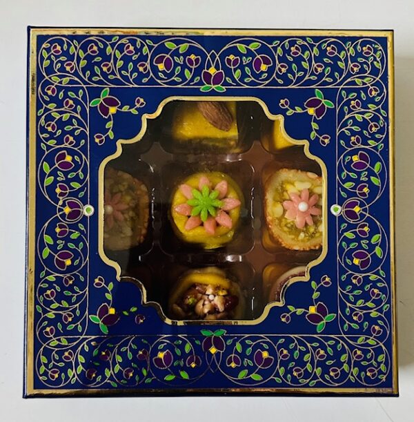 Diwali Traditional Square Gift Sweet Box - V1/2