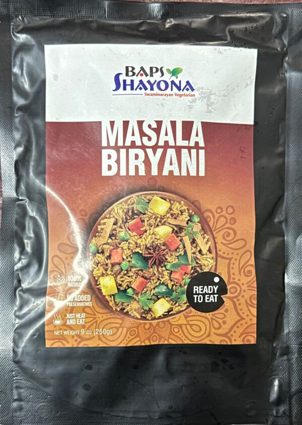 Ready to Eat -Masala Biryani - RTE - 54345